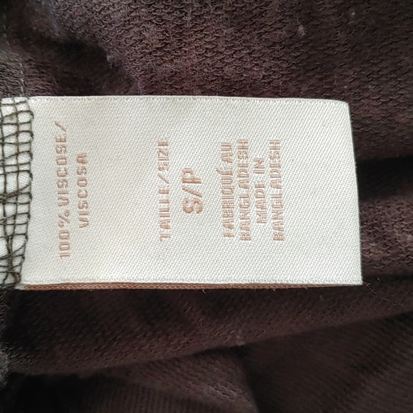 LIQUID X. Greenish black long sleeves hoodie light sweater size Small - Picture 6 of 7